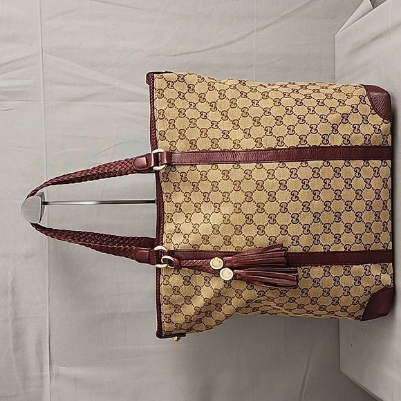GUCCI GG Canvas Marrakech Tote Bag - Picture 2 of 16